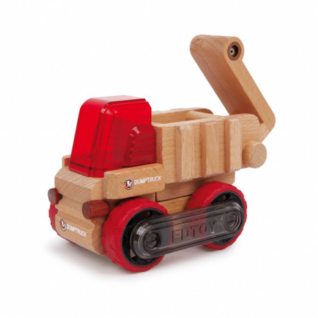 Camion benne transformable jouet-en bois 3 ans