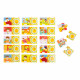 Puzzle en bois-éducatif l'heure 5 ans