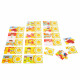 Puzzle en bois-éducatif l'heure 5 ans
