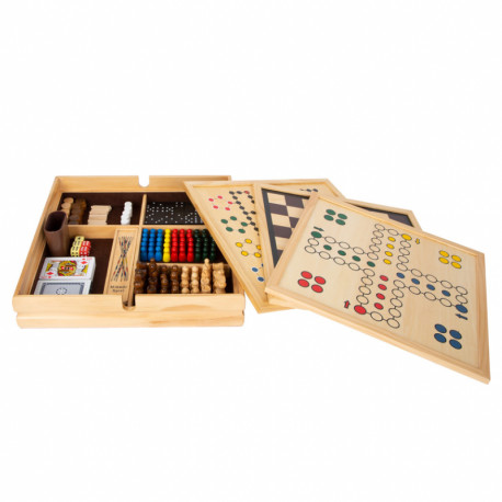 Jeux en-bois boîte 20 en 1