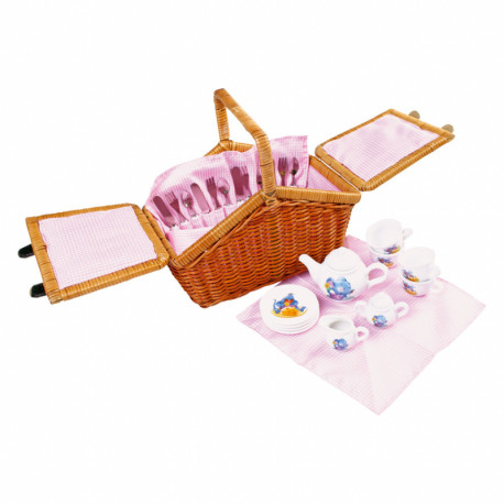 Panier pique-nique jouet en bois Romantique