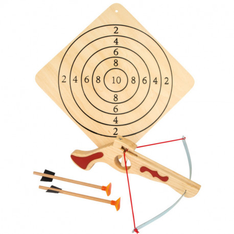 Tir à l'arbalète jouet en-bois
