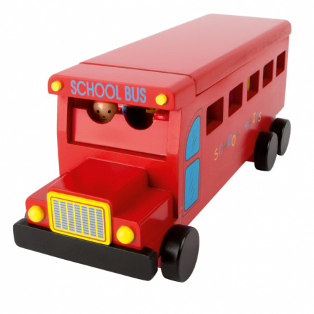 Bus scolaire jouet en-bois